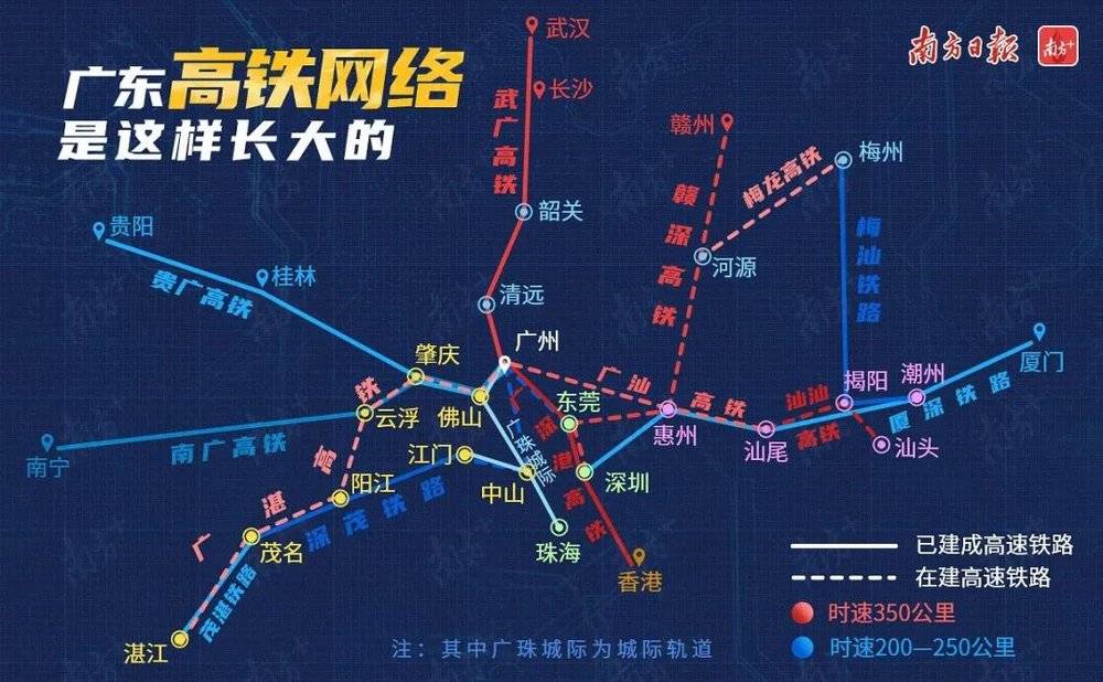 粤赣高铁最新线路图，广东与江西的交通大动脉