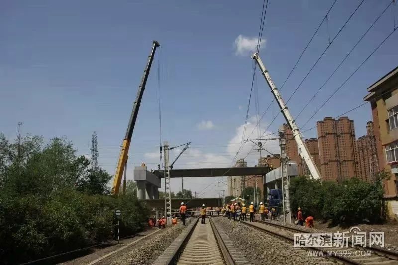 哈佳电气化改造进展顺利，助推东北铁路现代化建设提速