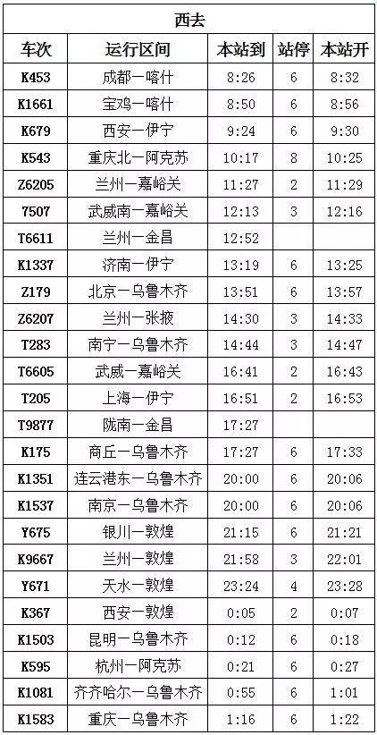 吉林市列车时刻表最新详解